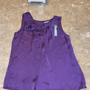 Violet & Claire Rich Purple Sleeveless Blouse